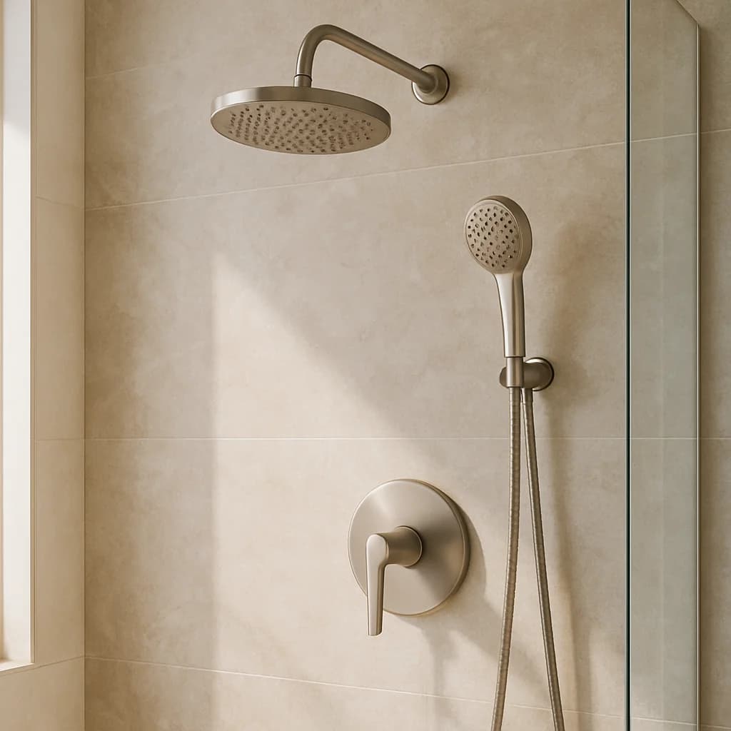 Brushed nickel fixtures