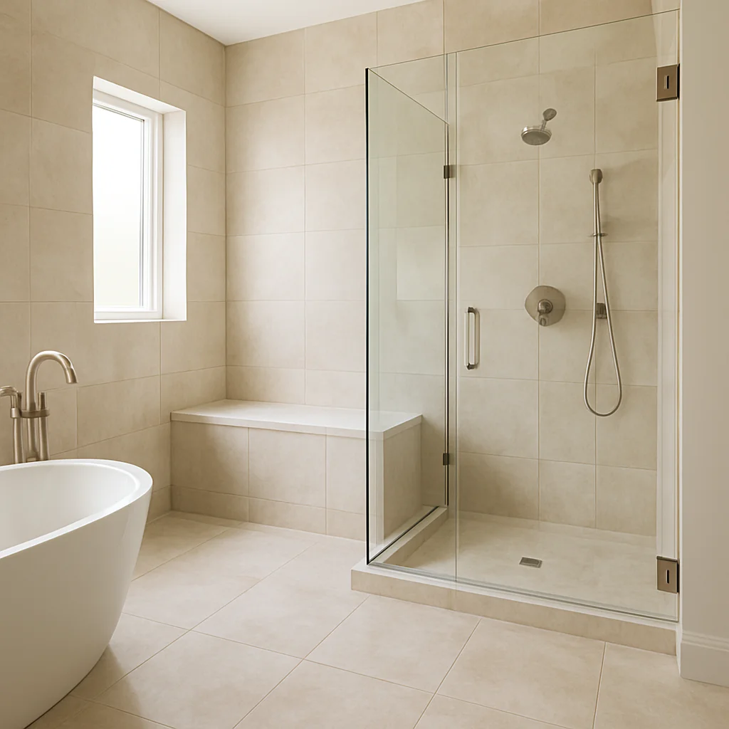 Stone-look flooring