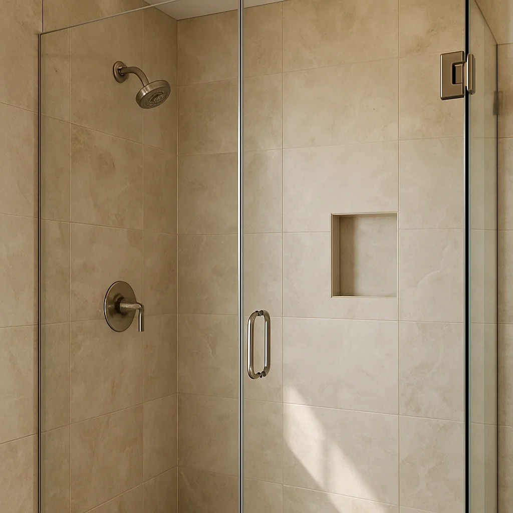 Semi-frameless enclosure