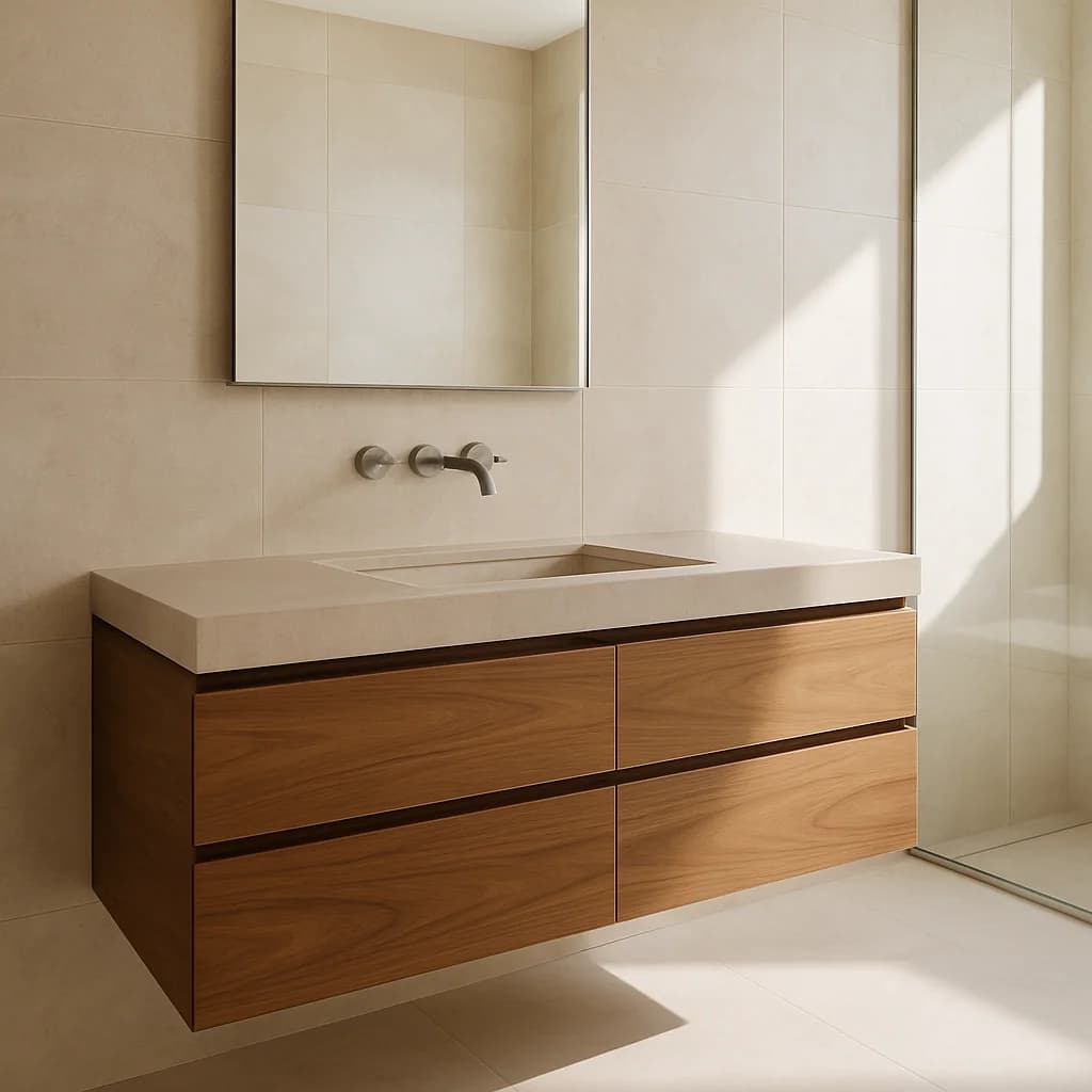 Floating vanity