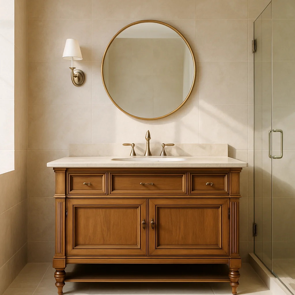 Traditional vanity