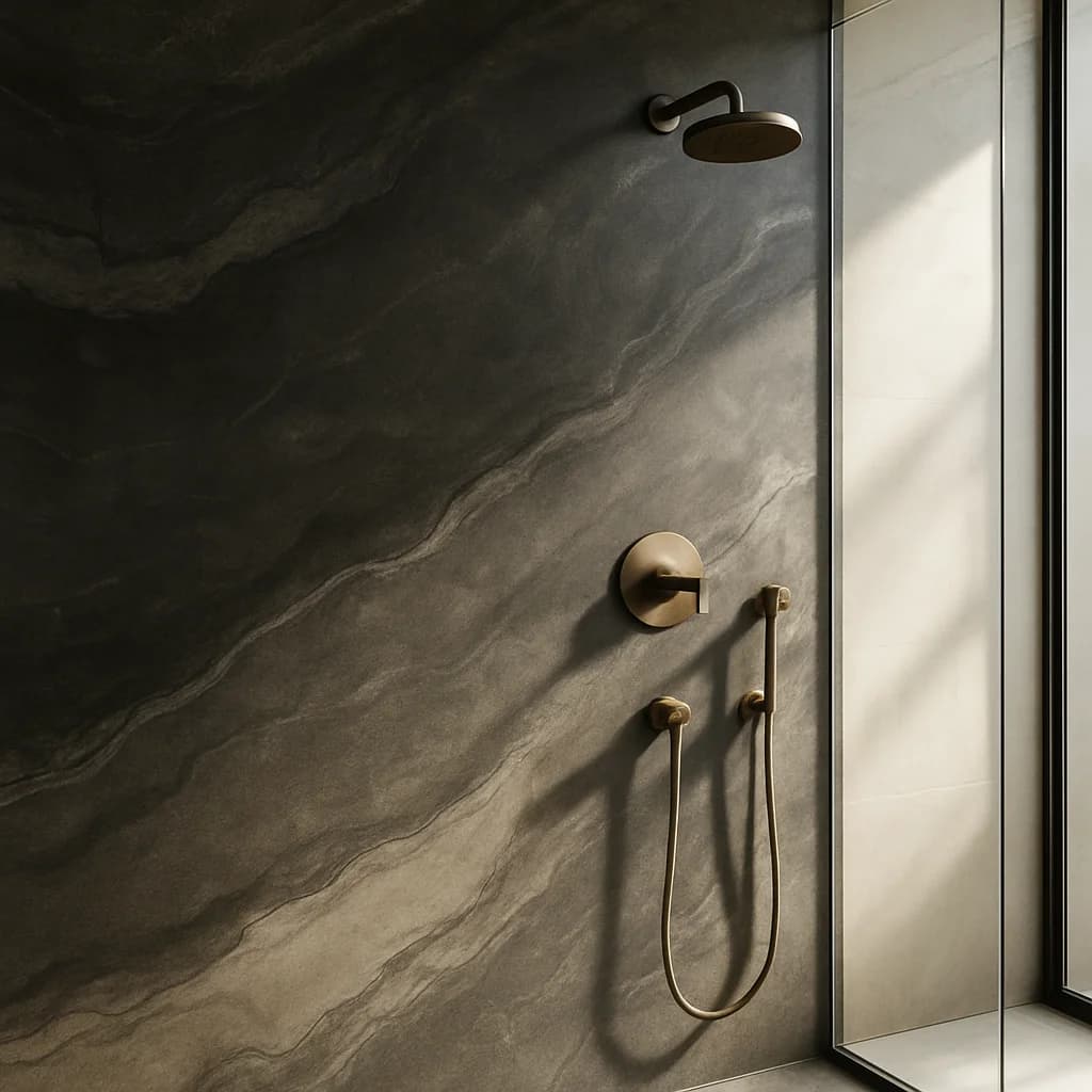 Dramatic dark stone